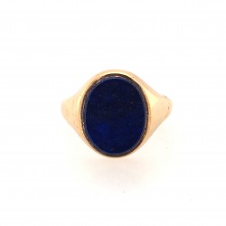 Pre Owned Lapis Lazuli Signet Ring ZX941